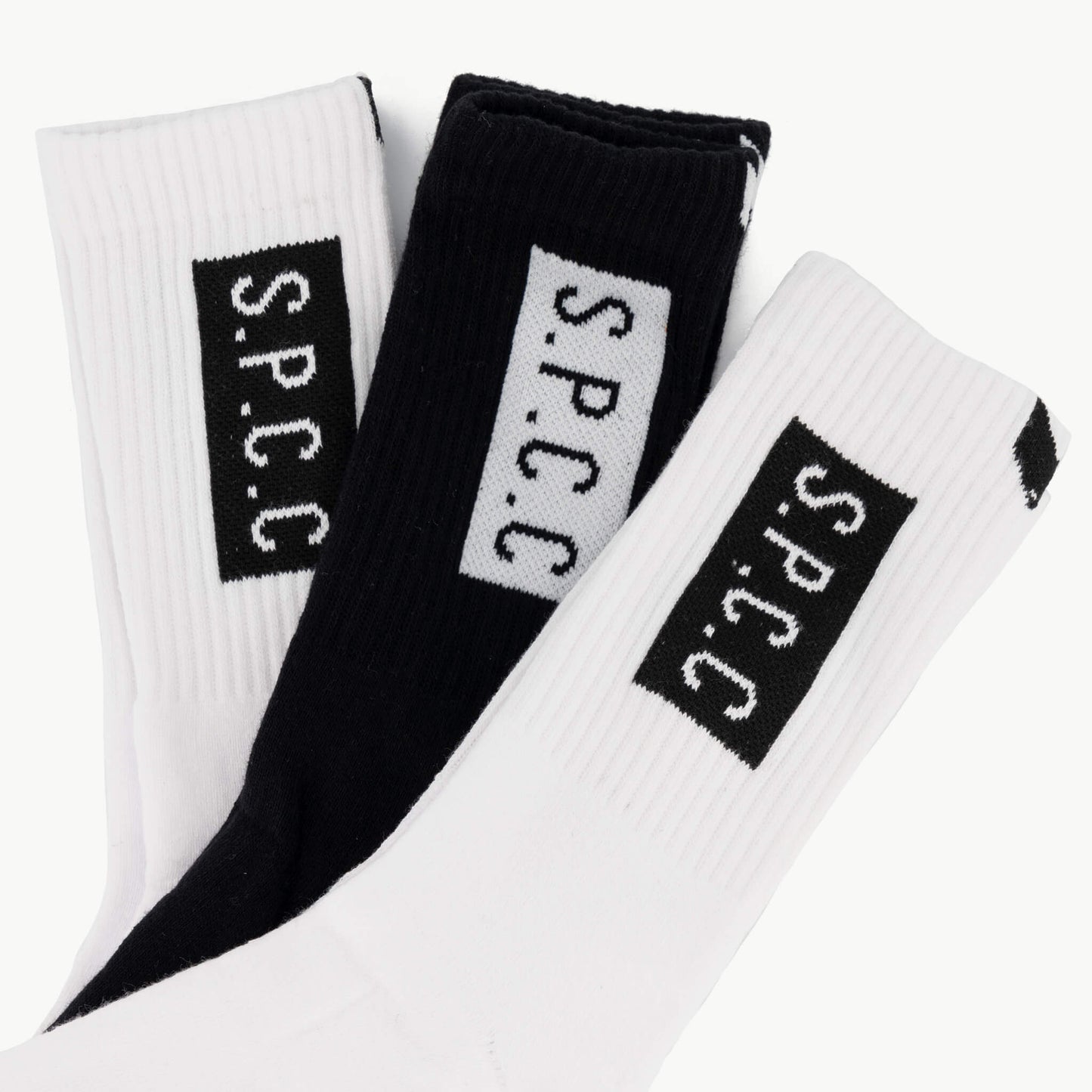 Johnson Socks (3-Pack) - White/Black