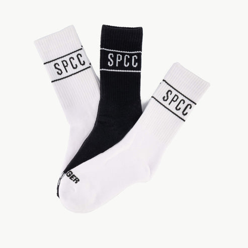 Declen Socks - White/Black – S.P.C.C Official Store