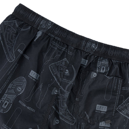Recon Horizon Pool Short  - Black