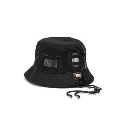 Orbit Bucket Hat  - Black