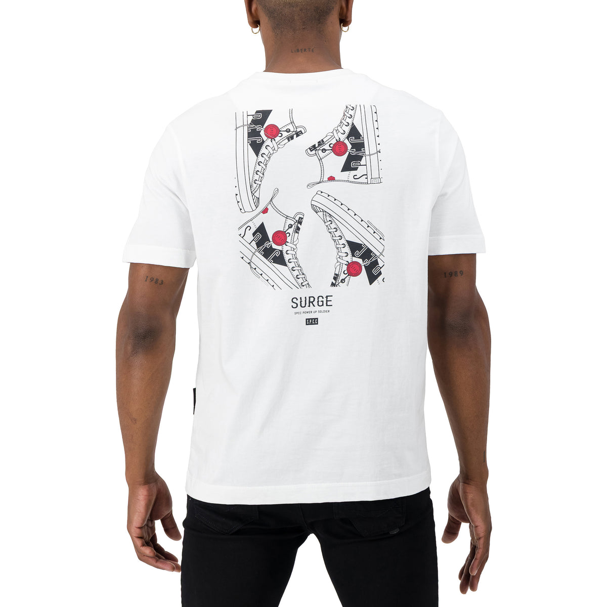 Surge Riven Tee  - White