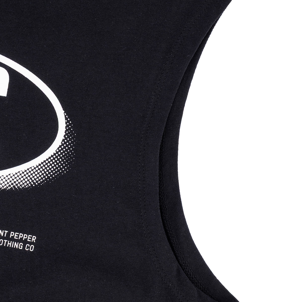 Enzo Sleeveless Tee  - Black