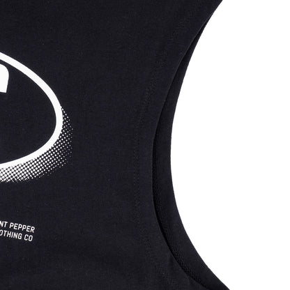 Enzo Sleeveless Tee  - Black