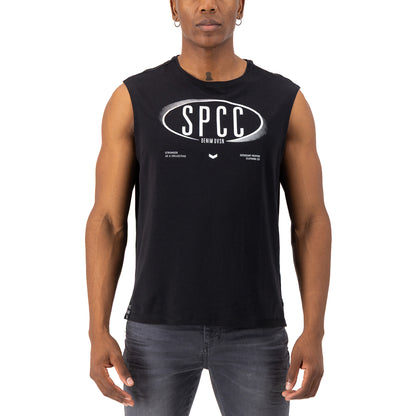Enzo Sleeveless Tee  - Black