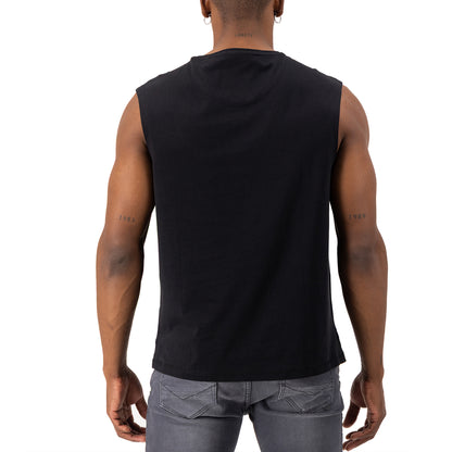 Enzo Sleeveless Tee  - Black