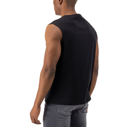 Enzo Sleeveless Tee  - Black