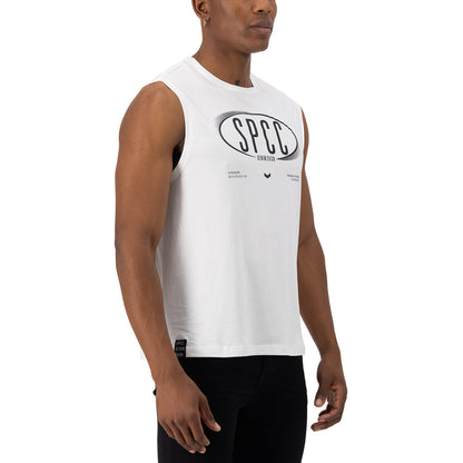 Enzo Sleeveless Tee  - White