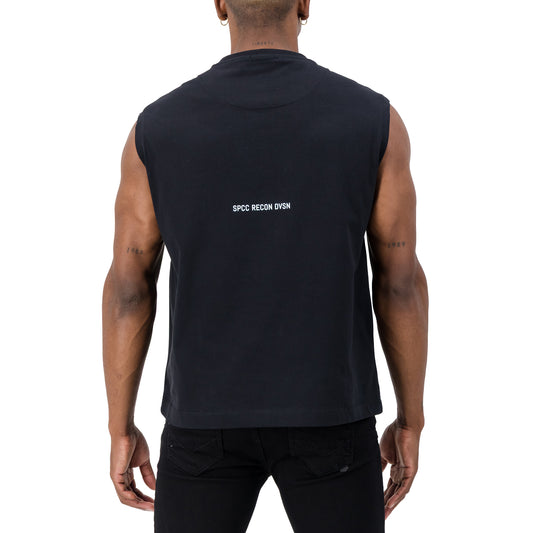 Recon Batallion Sleeveless Tee  - Black