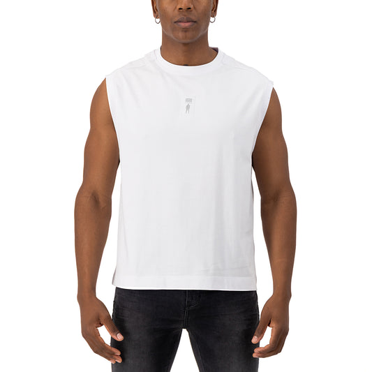 Recon Batallion Sleeveless Tee  - White