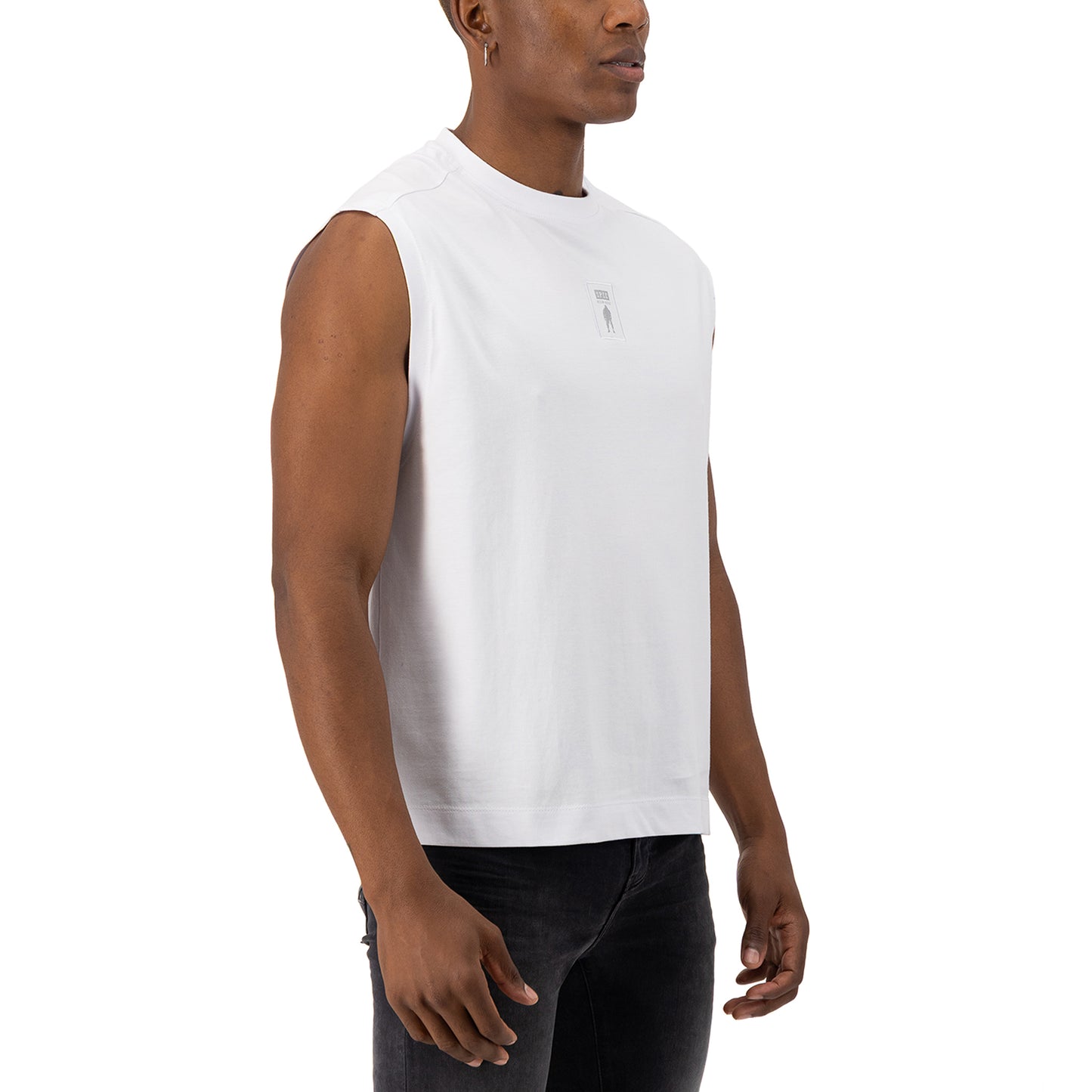 Recon Batallion Sleeveless Tee  - White