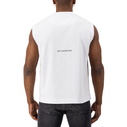Recon Batallion Sleeveless Tee  - White