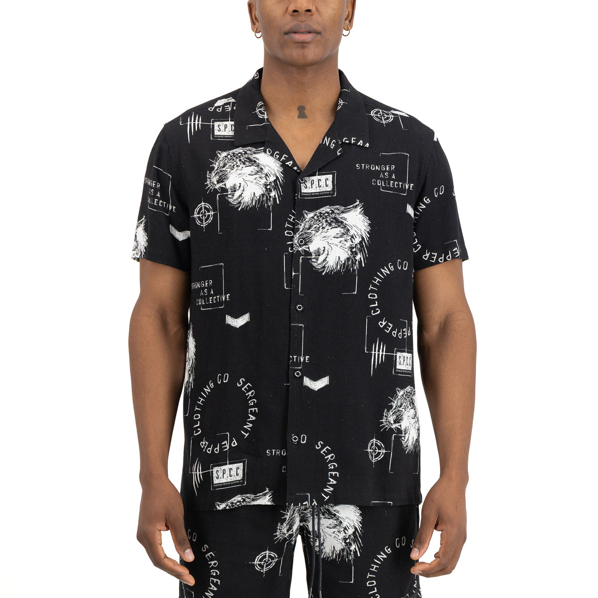 Static Blitz Shirt  - Black