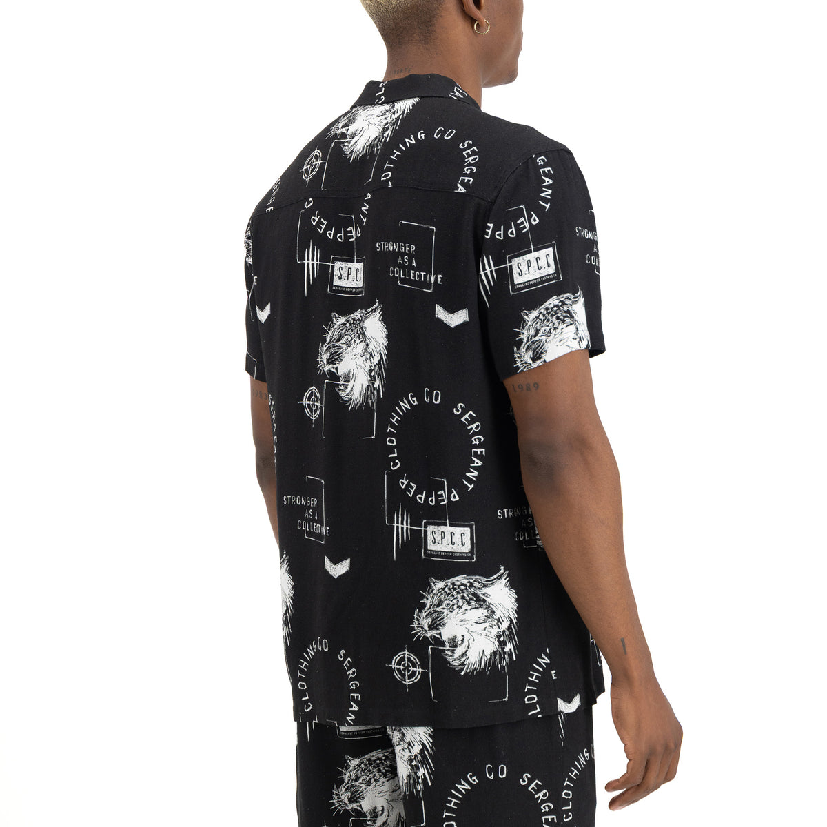 Static Blitz Shirt  - Black