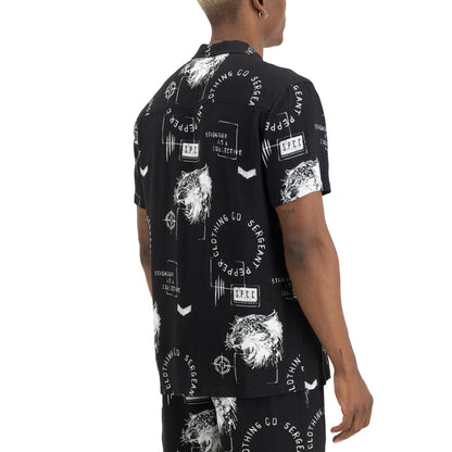 Static Blitz Shirt  - Black