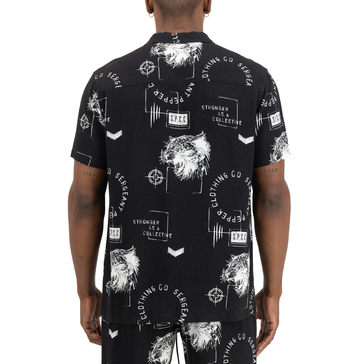 Static Blitz Shirt  - Black