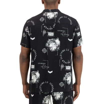 Static Blitz Shirt  - Black