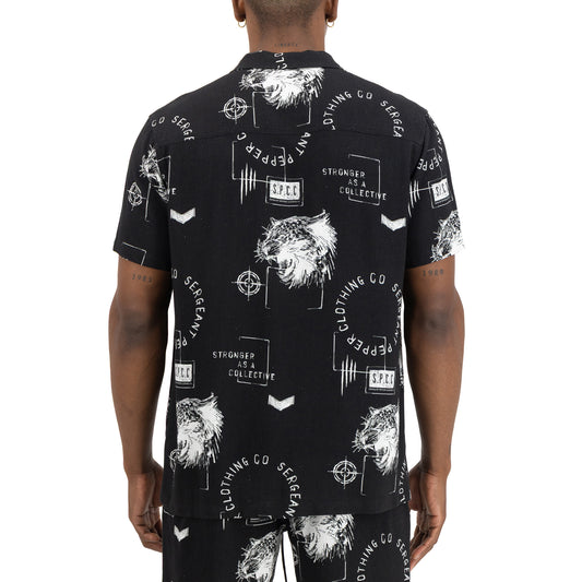 Static Blitz Shirt  - Black
