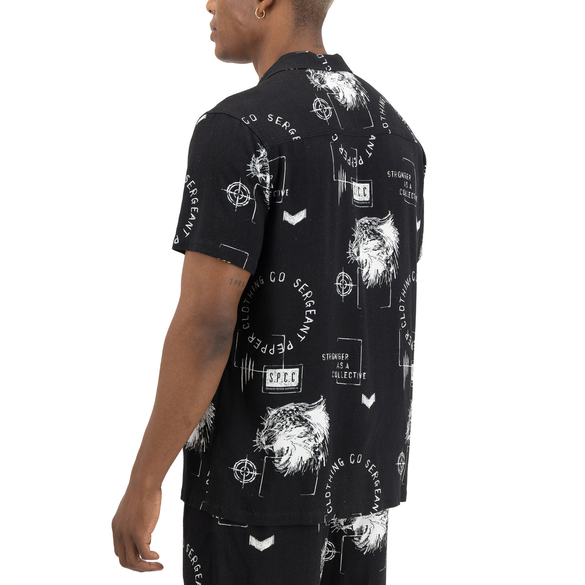Static Blitz Shirt  - Black