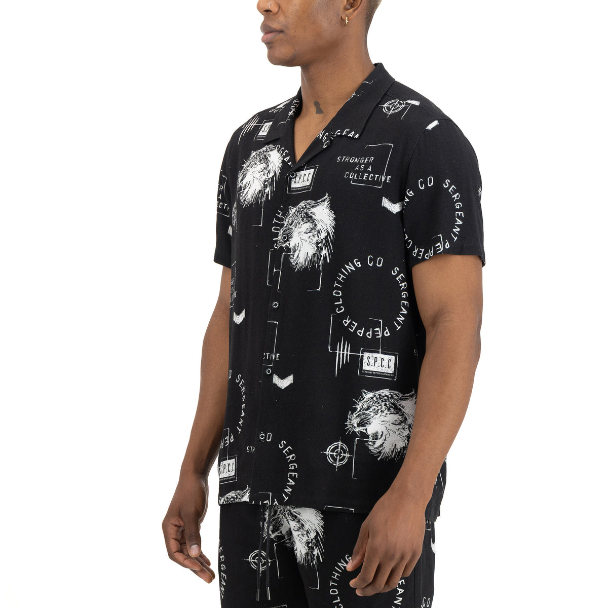 Static Blitz Shirt  - Black
