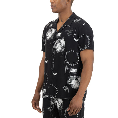 Static Blitz Shirt  - Black
