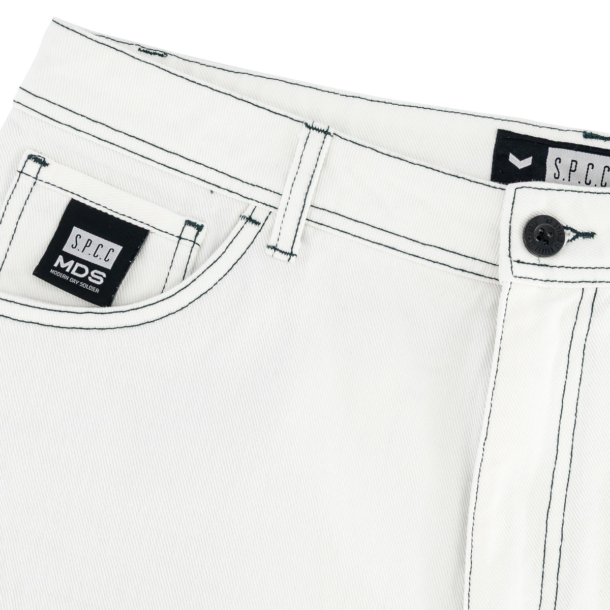 MDS Elden Denim Short  - Off White