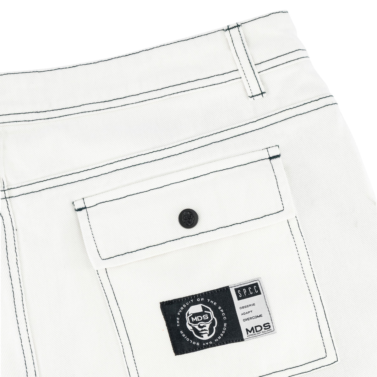 MDS Elden Denim Short  - Off White