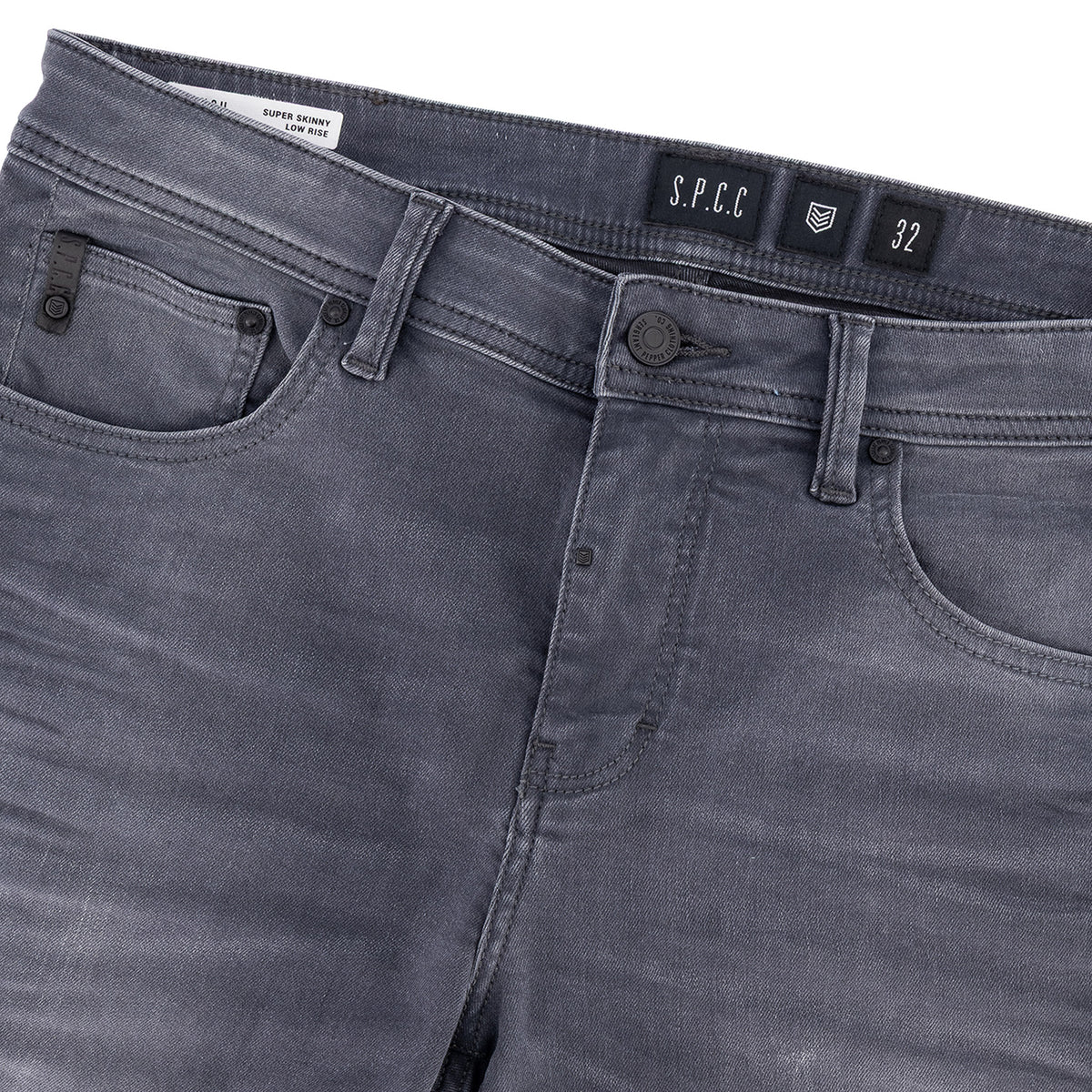 Silver Haze Jeans  - Light Grey