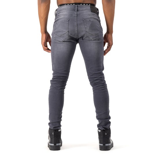 Silver Haze Jeans - Light Grey