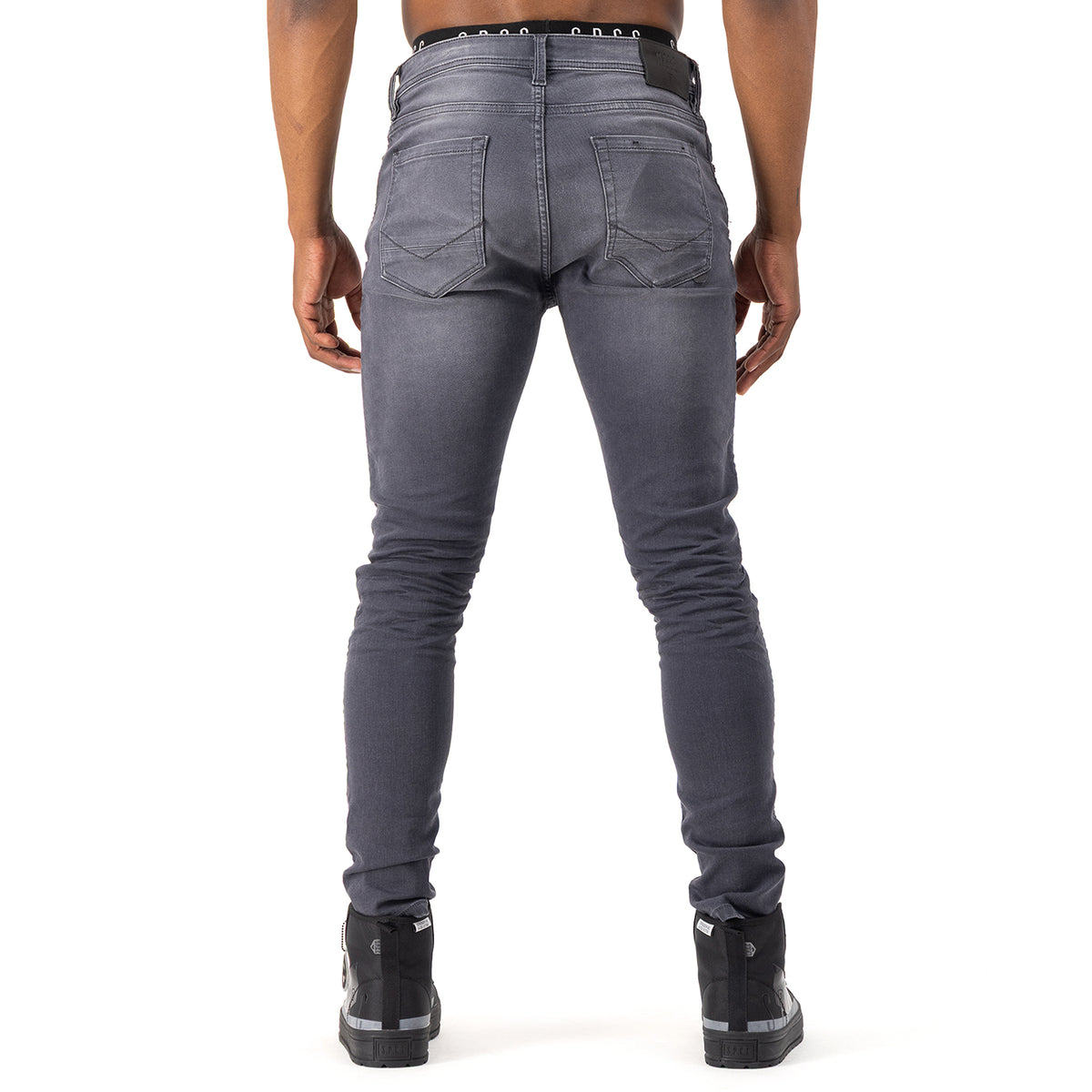 Silver Haze Jeans  - Light Grey