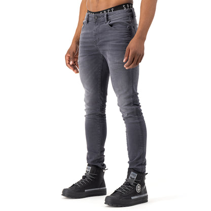Silver Haze Jeans  - Light Grey