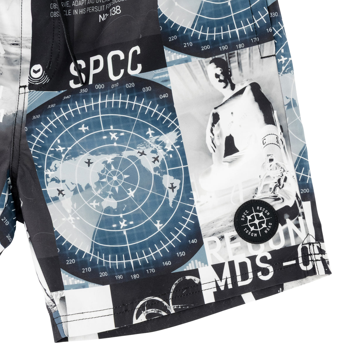 Recon Lexor Beach Short  - White/Black