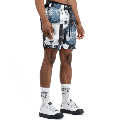 Recon Lexor Beach Short  - White/Black