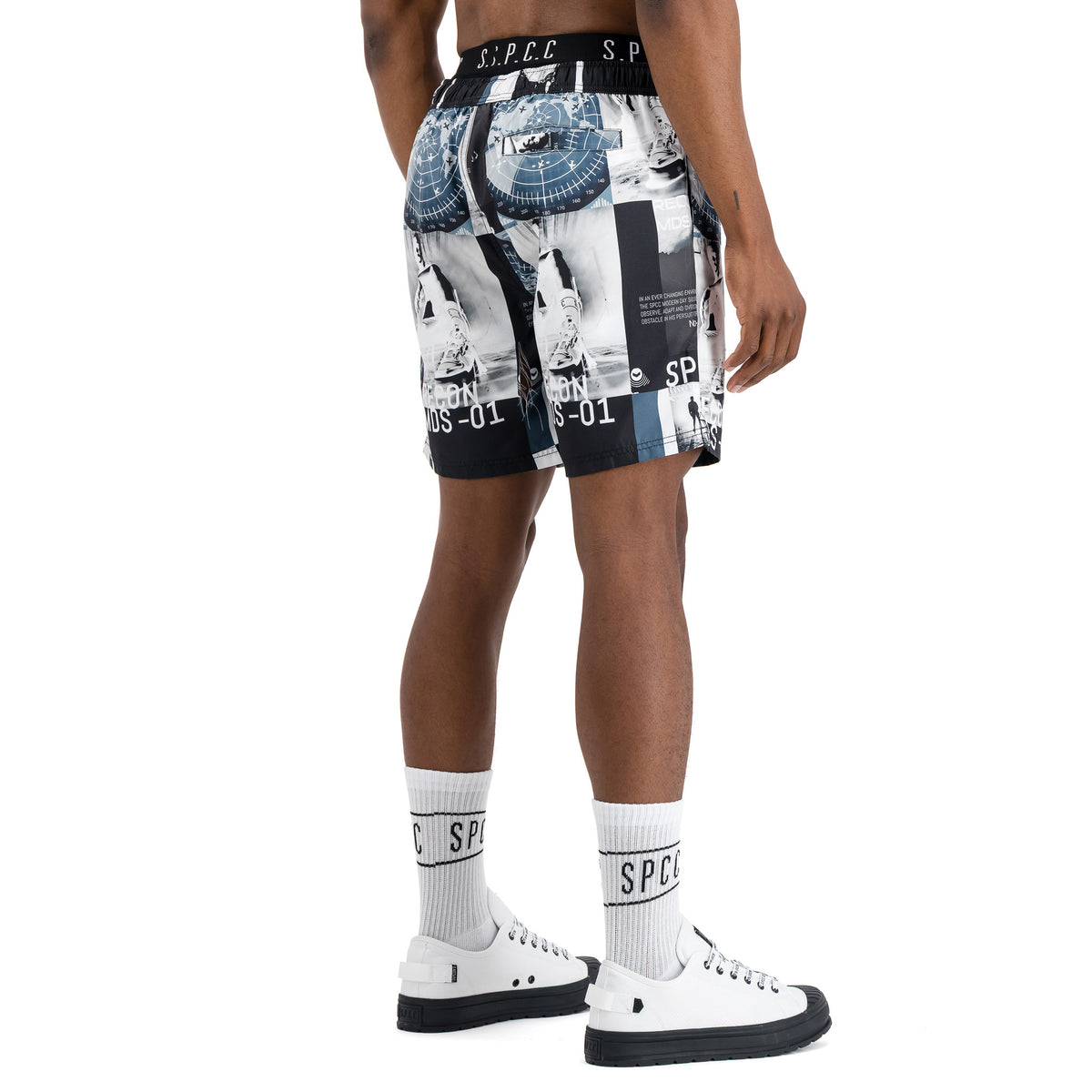 Recon Lexor Beach Short  - White/Black