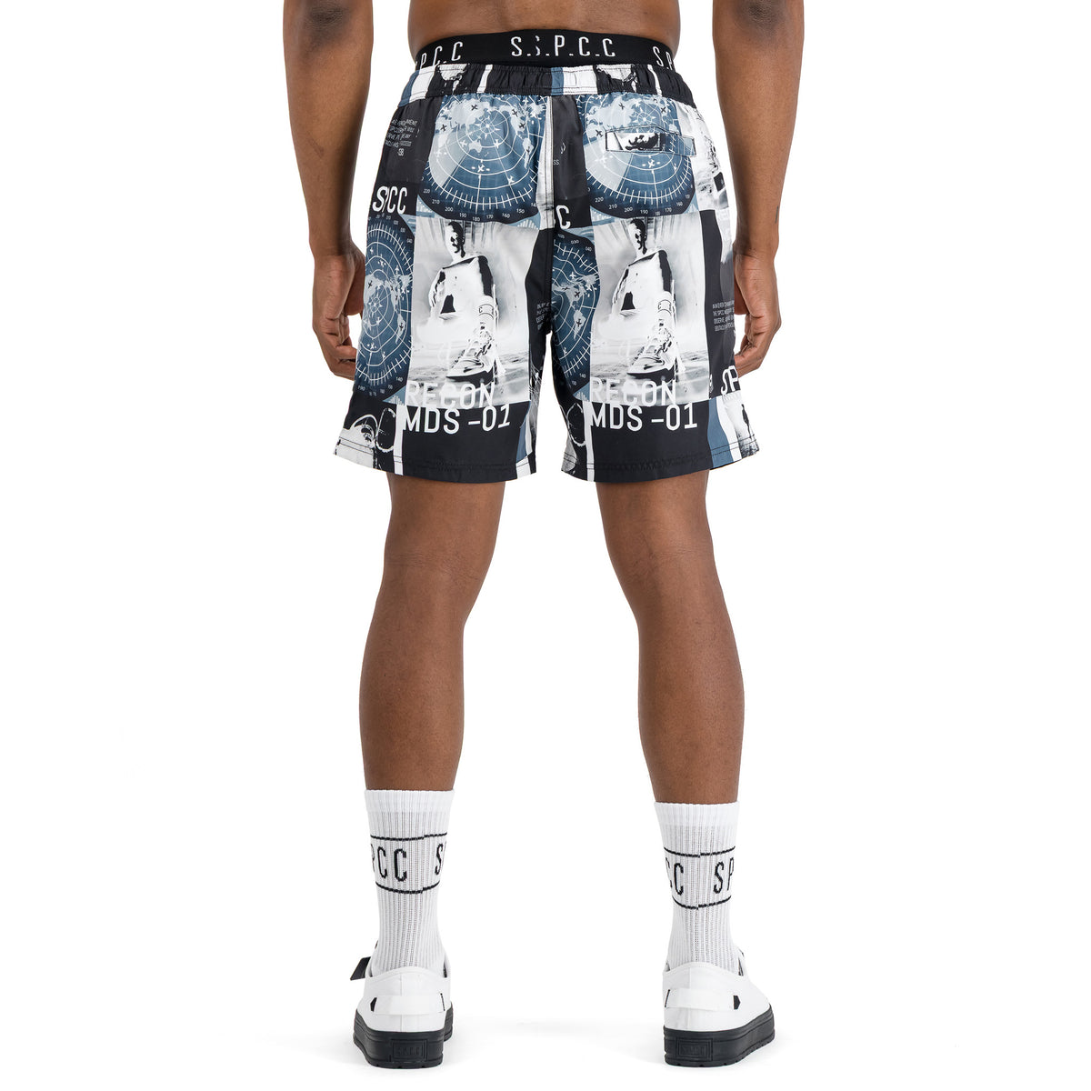 Recon Lexor Beach Short  - White/Black