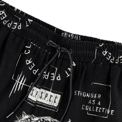 Static Blitz Woven Short  - Black