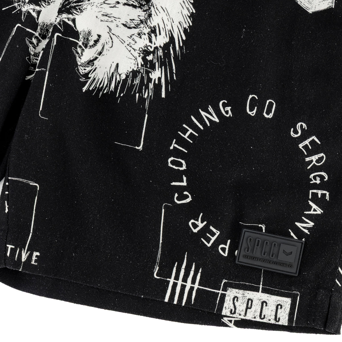 Static Blitz Woven Short  - Black