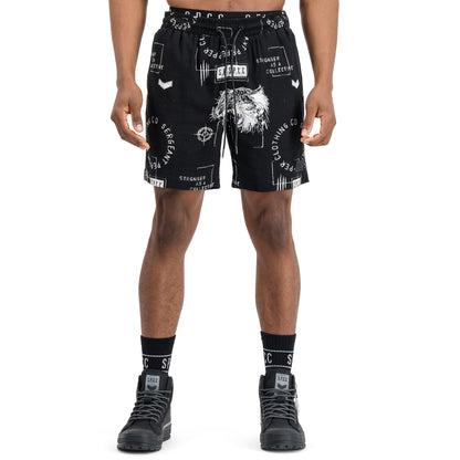 Static Blitz Woven Short  - Black