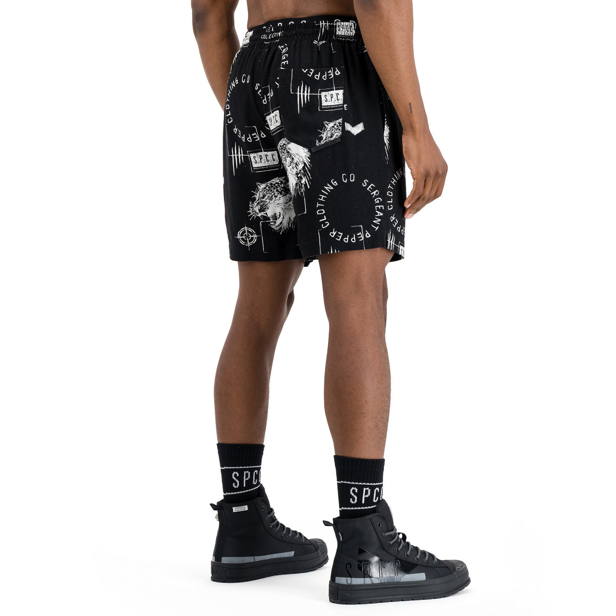 Static Blitz Woven Short  - Black