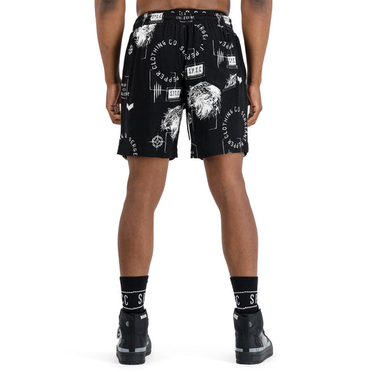 Static Blitz Woven Short  - Black