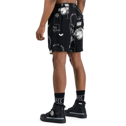 Static Blitz Woven Short  - Black
