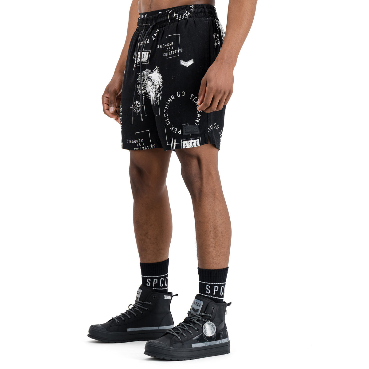 Static Blitz Woven Short  - Black