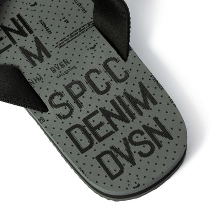 Harlan Flip Flops  - Dark Grey