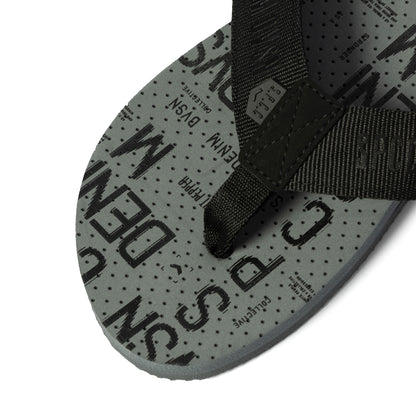 Harlan Flip Flops  - Dark Grey