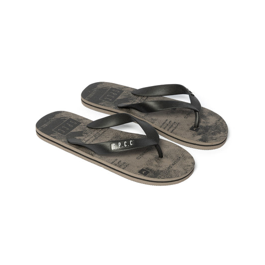 Ronan Flip Flops  - Dark Stone