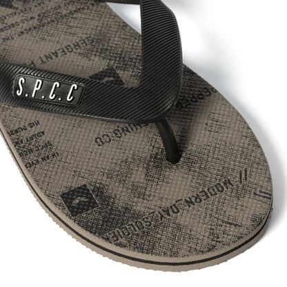 Ronan Flip Flops  - Dark Stone