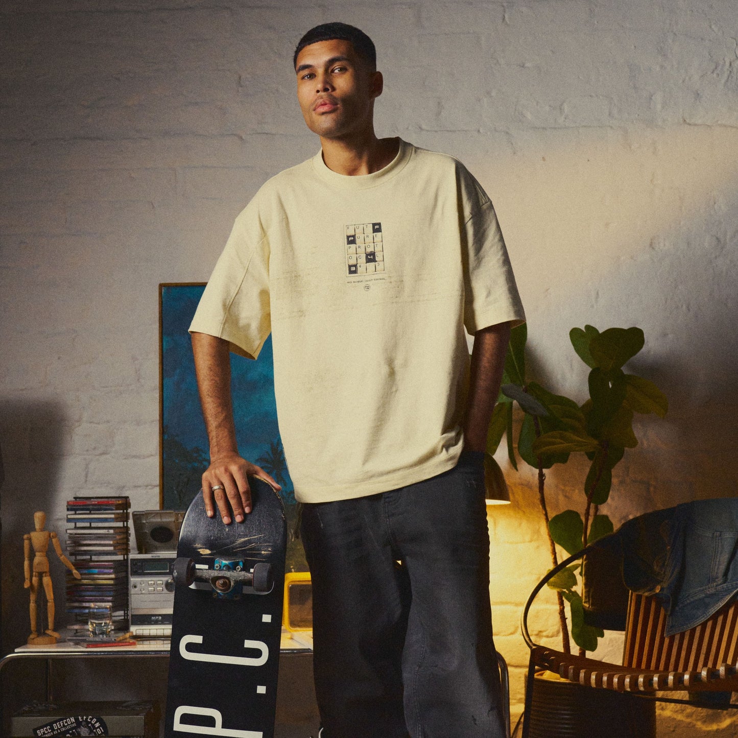 J4CKP0T Tee  - Stone
