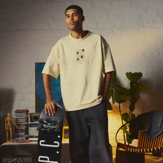 J4CKP0T Tee  - Stone