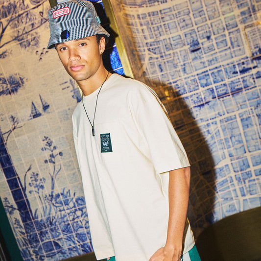 L0CKY43 Tee - Stone