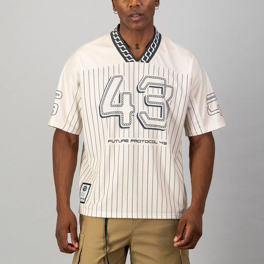 R3W1ND Football Jersey - Stone